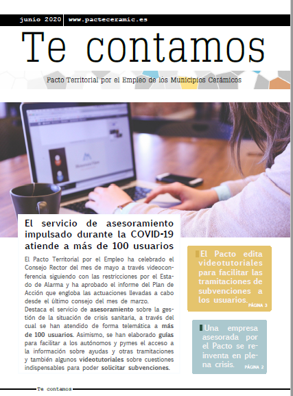 PERI�DICO DIGITAL DE JUNIO DEL PACTO TERRITORIAL POR EL EMPLEO DE LOS MUNICIPIOS CER�MICOS