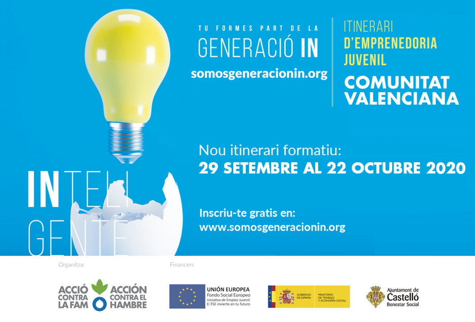 Generaci�n IN: Itinerarios de Emprendimiento Juvenil Comunitat Valenciana