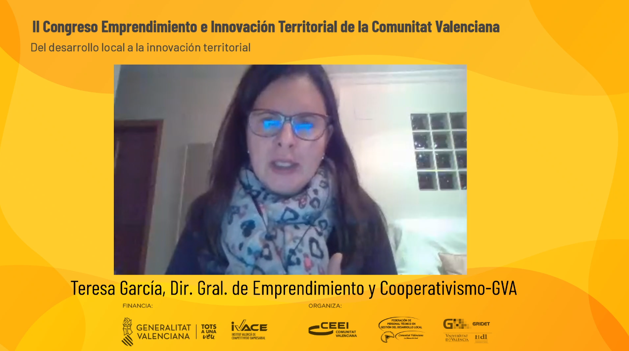 Teresa García ha explicado el programa Llamp