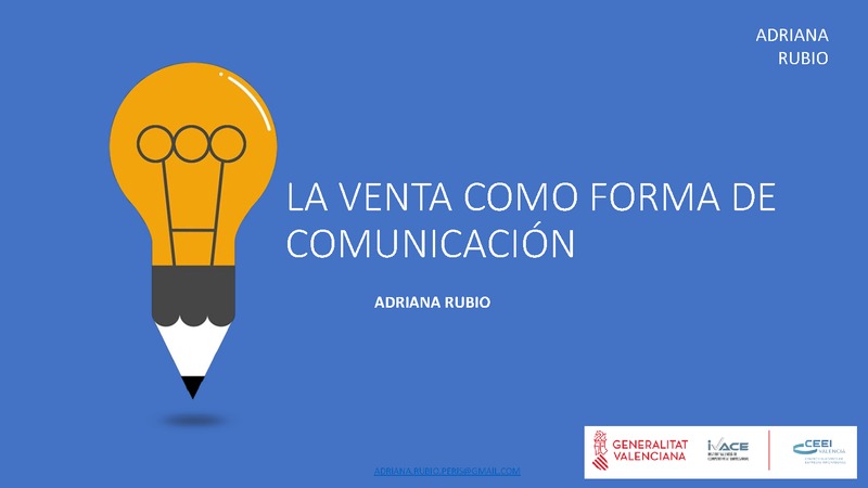 La venta como forma de comunicaci�n
