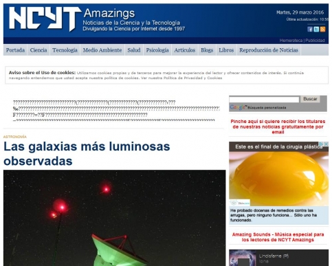  Noticias de la Ciencia y la Tecnolog�a (Amazings�  / NCYT�)
