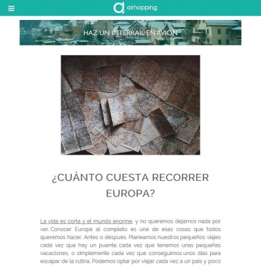 �Cu�nto cuesta recorrer Europa? | El blog de Airhopping