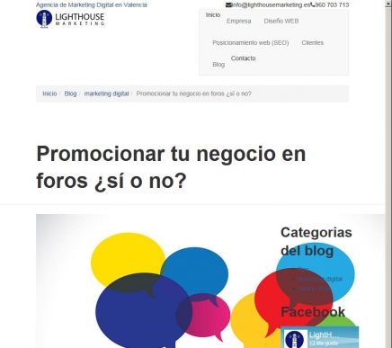 Promocionar tu negocio en foros �s�� o no?