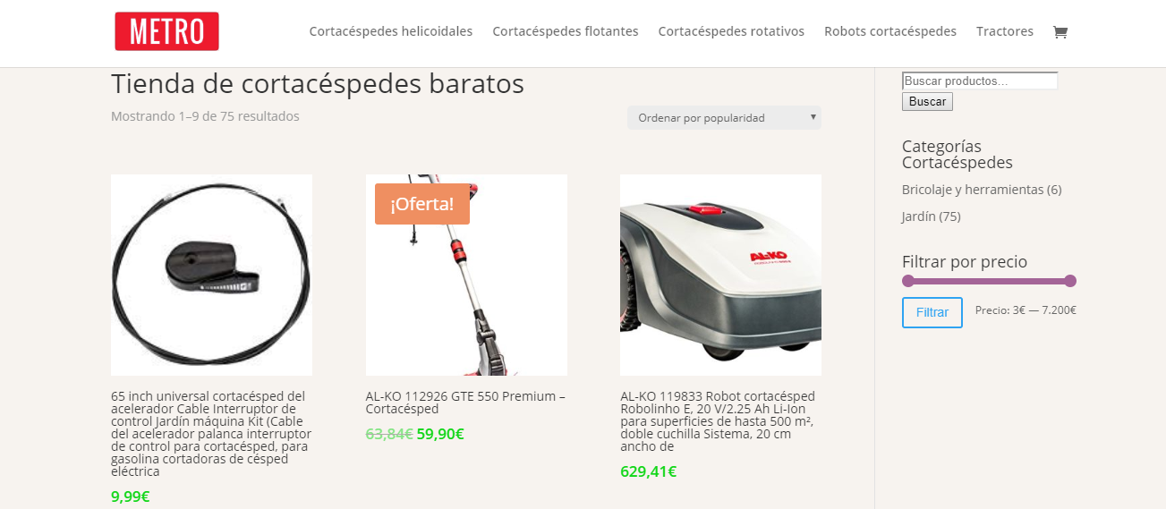 Tienda de cortac�spedes baratos