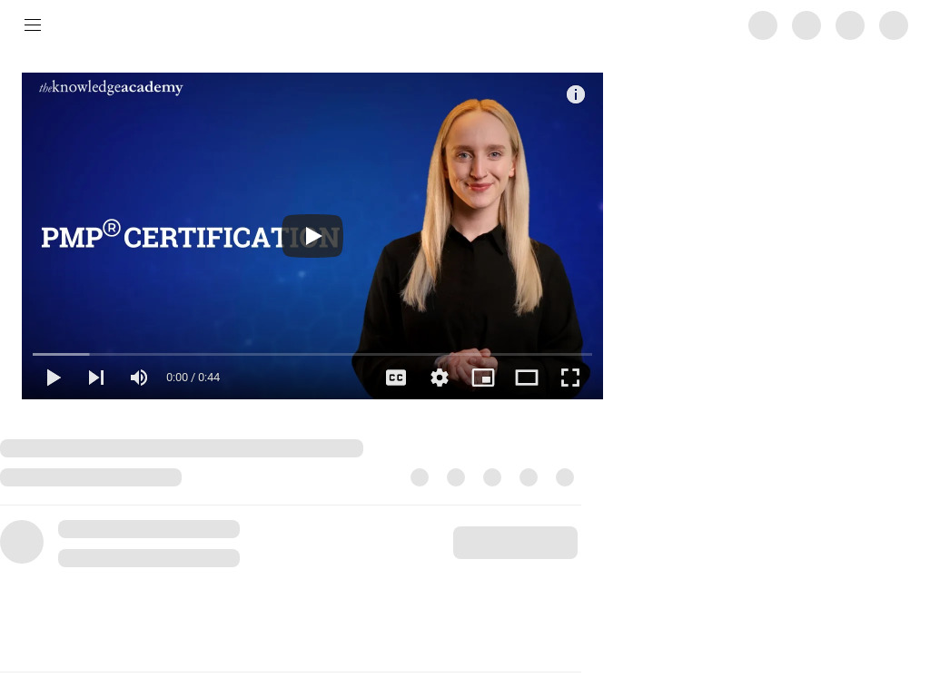 PMP� Certification | Project Management Certifications | PMP� Course | PMP� Training - YouTube