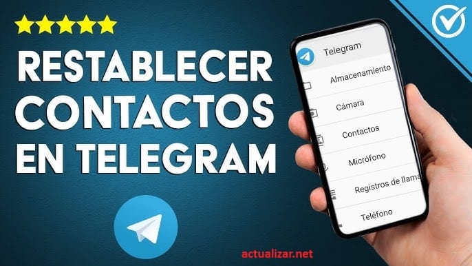 Sincronización de los contactos de Telegram